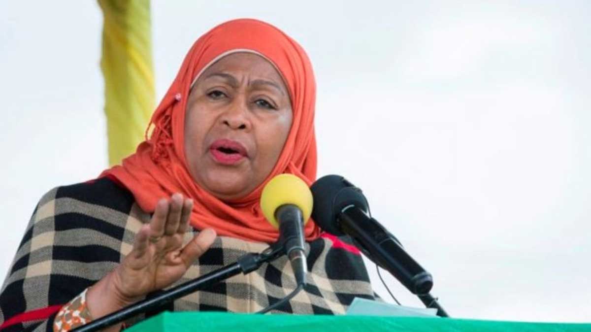 La présidente de la Tanzanie, Samia Suluhu Hassan